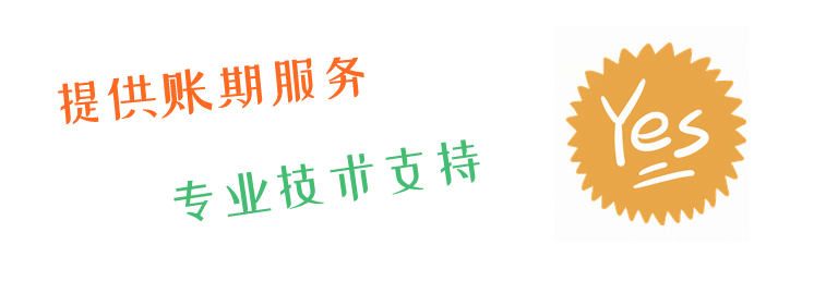 帐期服务，技术支持